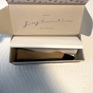 Rothy’s camel captoe flats.